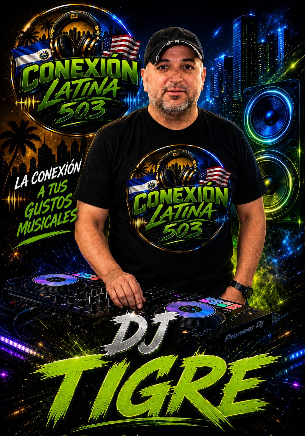 DJ Tigre, integrante de Conexión Latina 503